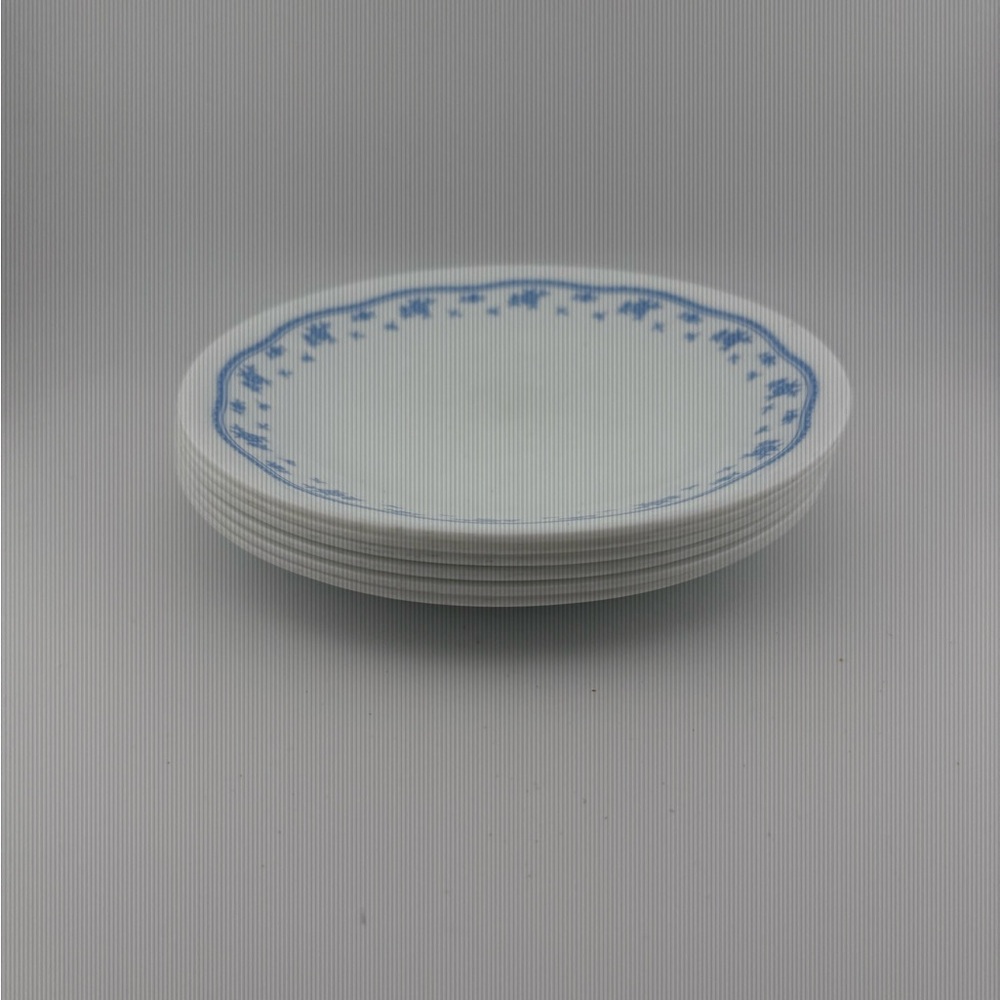 Vintage Corelle Morning Blue Bread and Butter Plates 7” - Set of 6